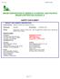 SAFETY DATA SHEET. SDS Number: SDS-IB011 Revised Date: 5 JANUARY 2014