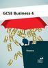 GCSE Business 4. Finance