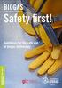 BIOGAS Know-how_2. BIOGAS Safety first! Guidelines for the safe use of biogas technology