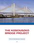 THE KOSCIUSZKO BRIDGE PROJECT. The New York State Department of Transportation. Page 1