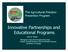 Innovative Partnerships and Educational Programs