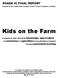 Kids on the Farm PHASE III FINAL REPORT