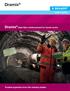 Dramix. Dramix steel fibre reinforcement for tunnel works. Trusted expertise from the industry leader
