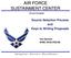 AIR FORCE SUSTAINMENT CENTER