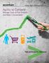 Agility to Compete. Manage Costs to Fuel Growth and Make it Sustainable