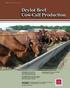 Drylot Beef Cow-Calf Production