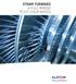 STEAM TURBINES A FuLL RANGE TO FIT your NEEDS