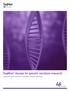 TaqMan Assays for genetic variation research. Superior performance reliable, robust solutions