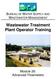 Wastewater Treatment Plant Operator Training