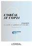 L ORÉAL AT COP21 Press kit/november 2015