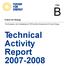 Part. B Fusion for Energy. The European Joint Undertaking for ITER and the Development of Fusion Energy. Technical Activity Report