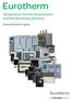 Eurotherm. Temperature Control, Measurement and Data Recording Solutions. Product Selection guide