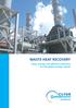 WASTE HEAT RECOVERY. Clean energy and efficiency solutions for the global energy market
