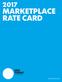MARKETPLACE RATE CARD