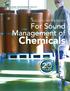 BUILDING PARTNERSHIPS. For Sound Management of. Chemicals