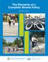 Elements of a Complete Streets Policy Effective 2018