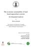The economic sustainability of landbased aquaculture systems: An integrated analysis