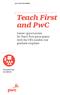 Teach First and PwC. Career opportunities for Teach First participants with the UK s number one graduate employer. pwc.