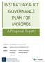 IS STRATEGY & ICT GOVERNANCE PLAN FOR VICROADS
