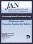Accommodation and Compliance Series. Employees with Executive Functioning Deficits