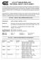 CYCLO INDUSTRIES, INC. MATERIAL SAFETY DATA SHEET