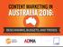 CONTENT MARKETING IN AUSTRALIA 2016: BENCHMARKS, BUDGETS, AND TRENDS SPONSORED BY