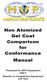 Non Atomized Gel Coat Comparison for Conformance Manual