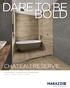 DARE TO BE BOLD CHATEAU RESERVE COLORBODY PORCELAIN STONEWARE TRUEDGE REVEAL IMAGING STEPWISE