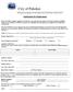 City of Pahokee. 207 Begonia Dr, Pahokee, FL Phone: (561) Fax: (561) Application for Employment