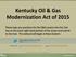 Kentucky Oil & Gas Modernization Act of 2015