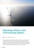 Optimising offshore wind commissioning logistics