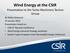 Wind Energy at the CSIR