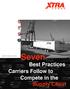 Seven Best Practices Carriers Follow to Compete in the Supply Chain