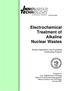 Electrochemical Treatment of Alkaline Nuclear Wastes