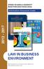 LAW IN BUSINESS ENVIRONMENT