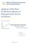 Analysis of the Non- Profit Associations of Entrepreneurs Sector in Belarus