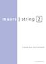 maars string 2 Create your environment