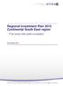 Regional Investment Plan 2015 Continental South East region