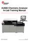 AU680 Chemistry Analyzer In-Lab Training Manual