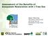 Assessment of the Benefits of Ecosystem Restoration with i-tree Eco