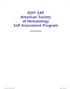 ASH -SAP American Society of Hematology Self-Assessment Program SIXTH EDITION