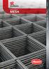 REINFORCING PRODUCT CATALOGUE MESH PRODUCT CATALOGUE MESH JAN 2013 S&T025