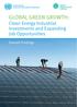 GLOBAL GREEN GROWTH: Clean Energy Industrial Investments and Expanding Job Opportunities. Overall Findings
