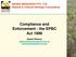 Compliance and Enforcement - the EPBC Act 1999