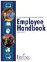 Irving Independent School District. Employee Handbook