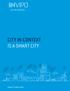 CITY IN CONTEXT IS A SMART CITY