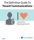 The Definitive Guide To Tenant Communications