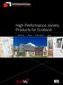 High Performance Joinery Products for Scotland