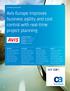 Avis Europe improves business agility and cost control with real-time project planning