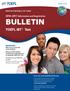 BULLETIN. TOEFL ibt Test Information and Registration